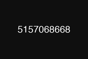 5157068668