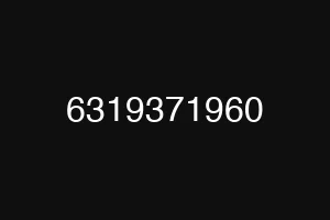 6319371960