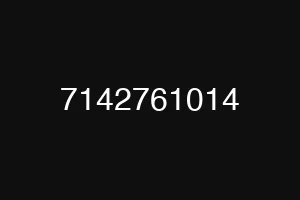 7142761014